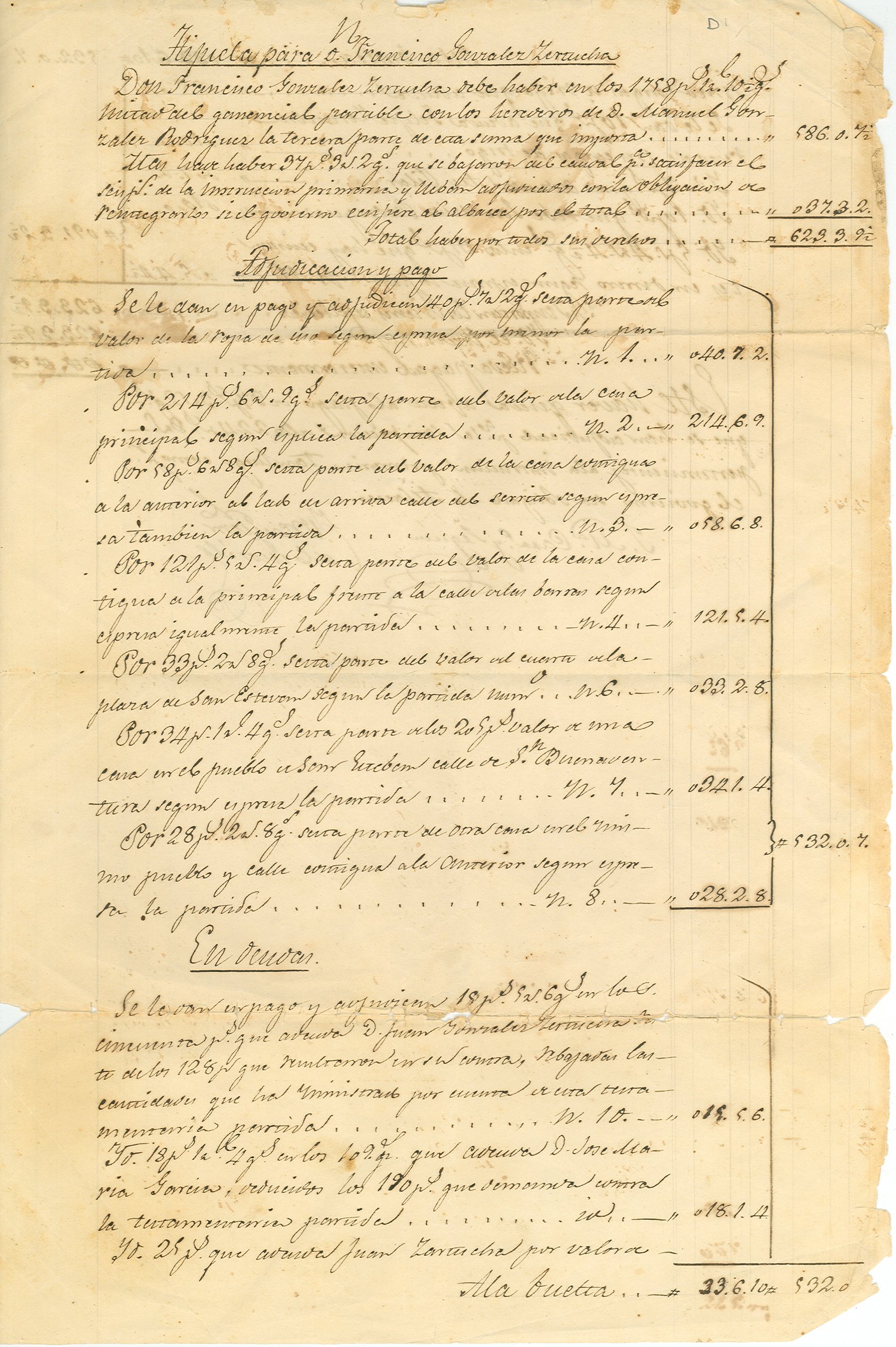 Documento histórico