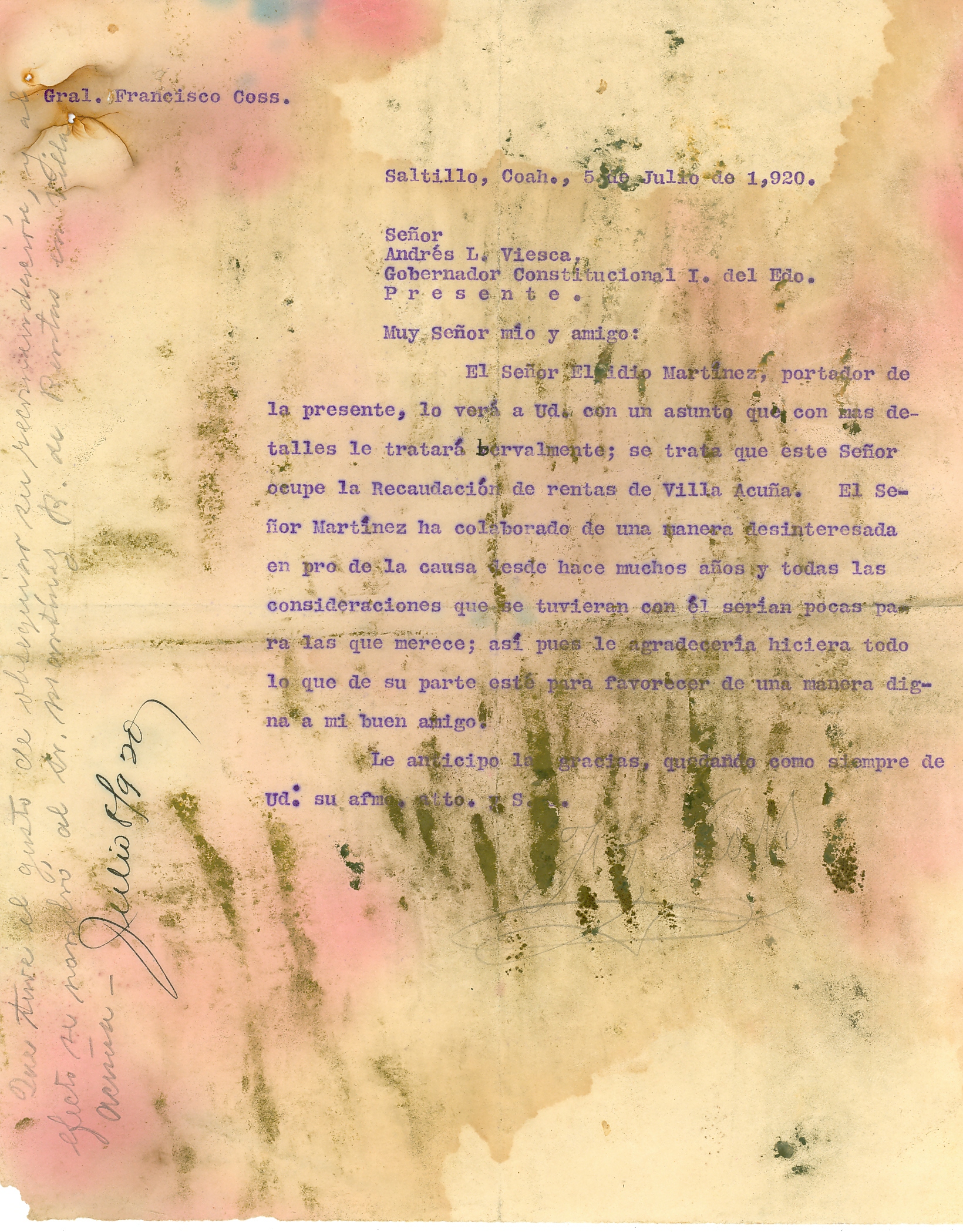 Documento histórico
