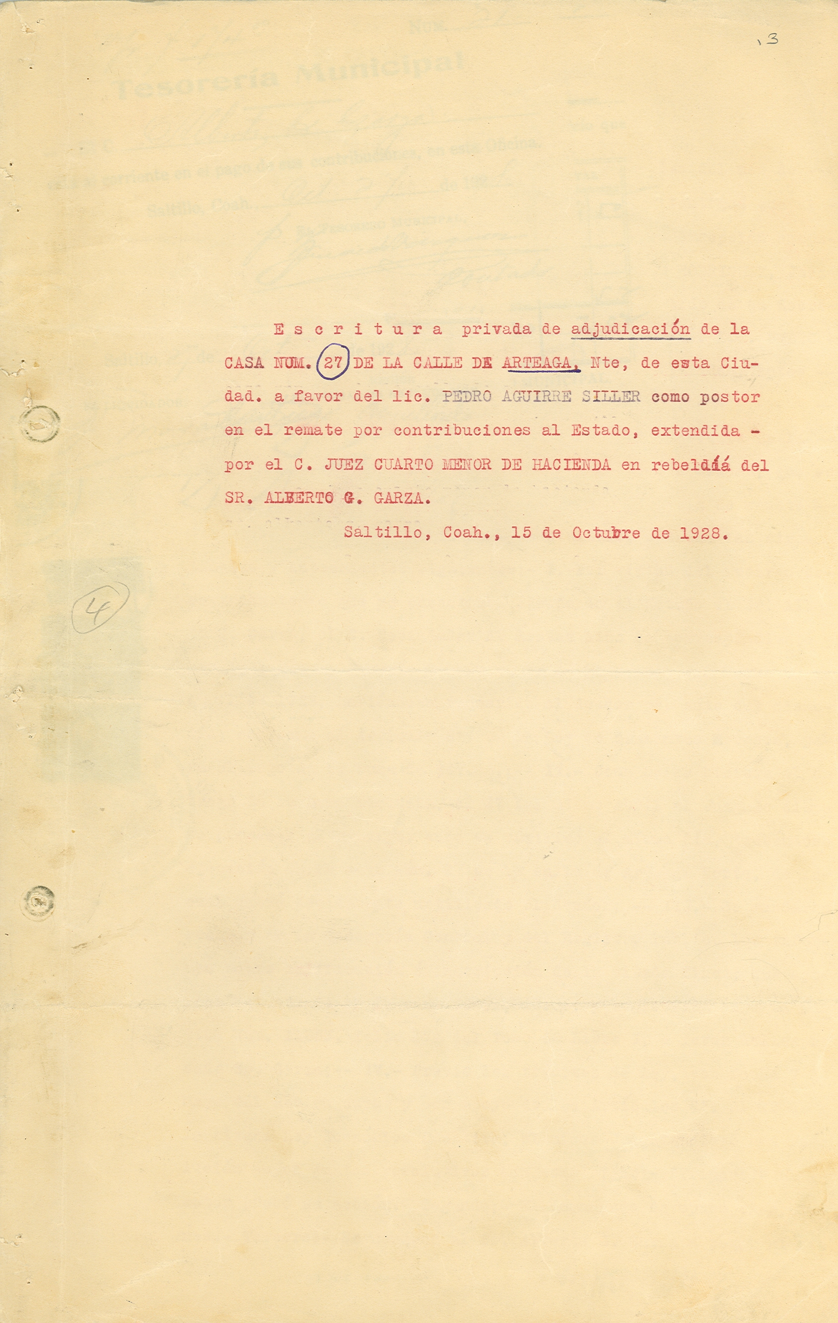 Documento histórico