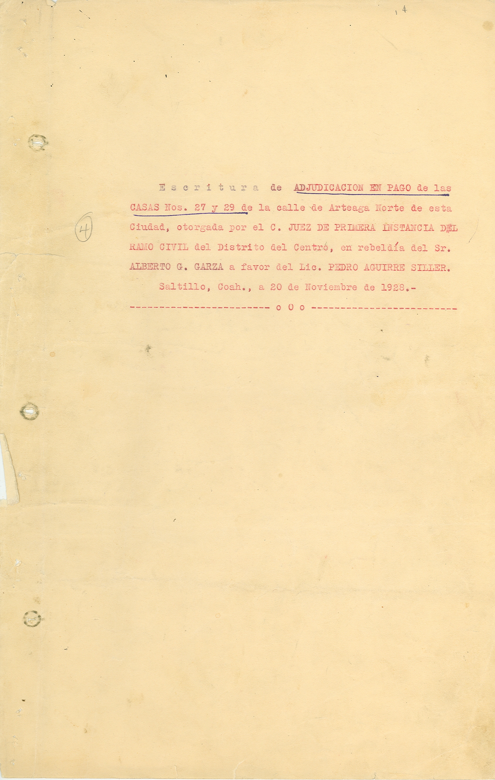 Documento histórico