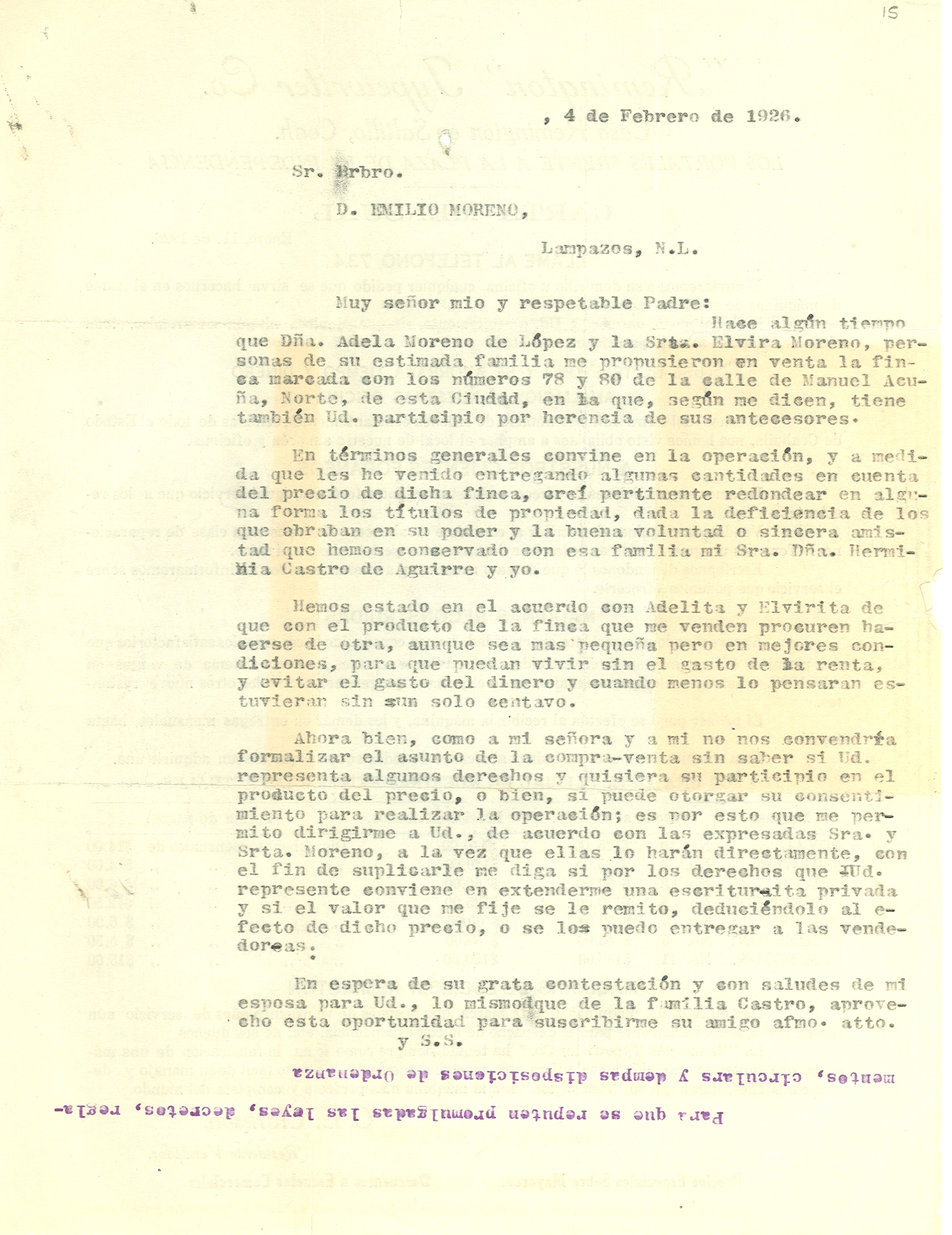 Documento histórico