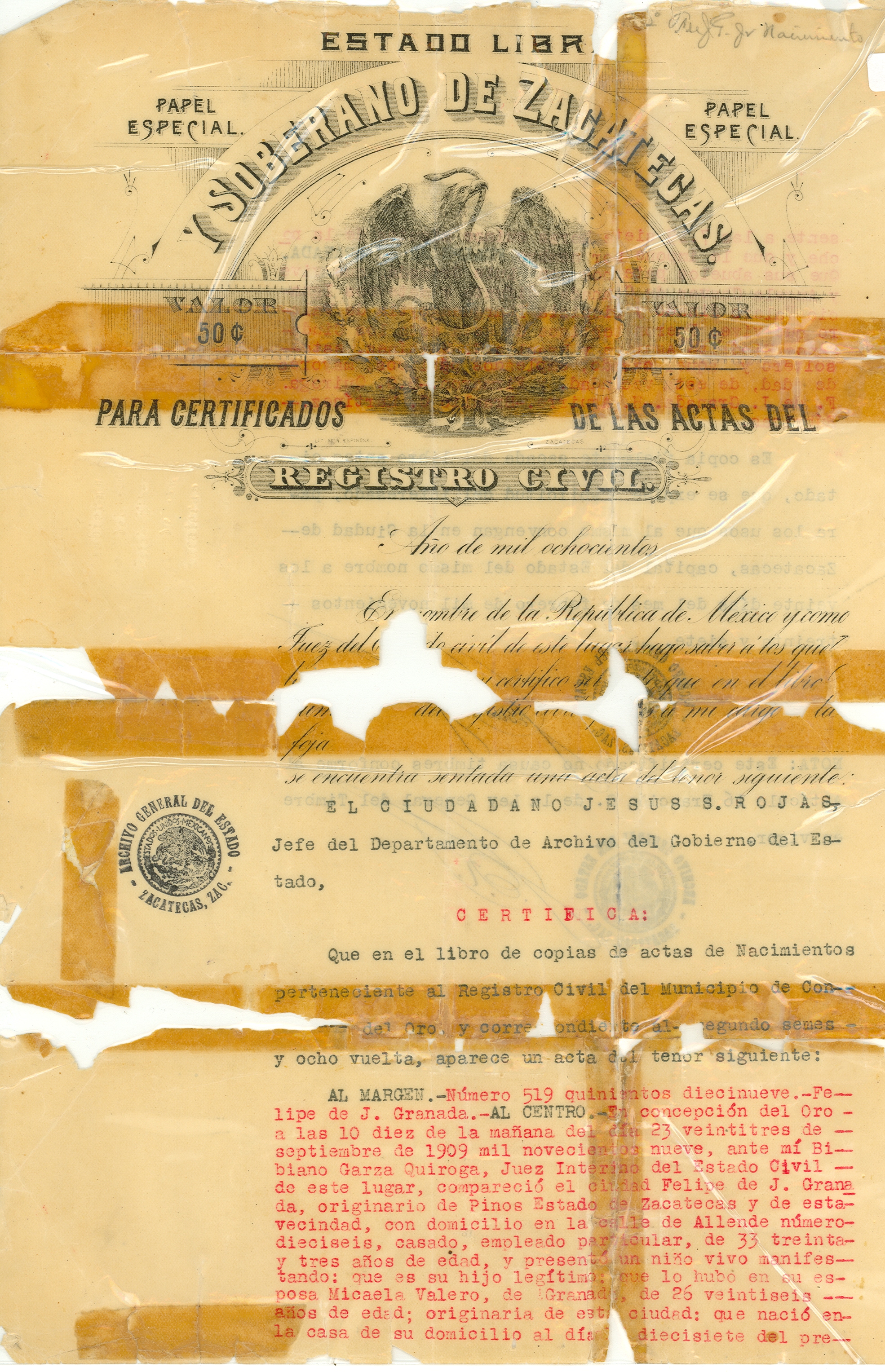Documento histórico