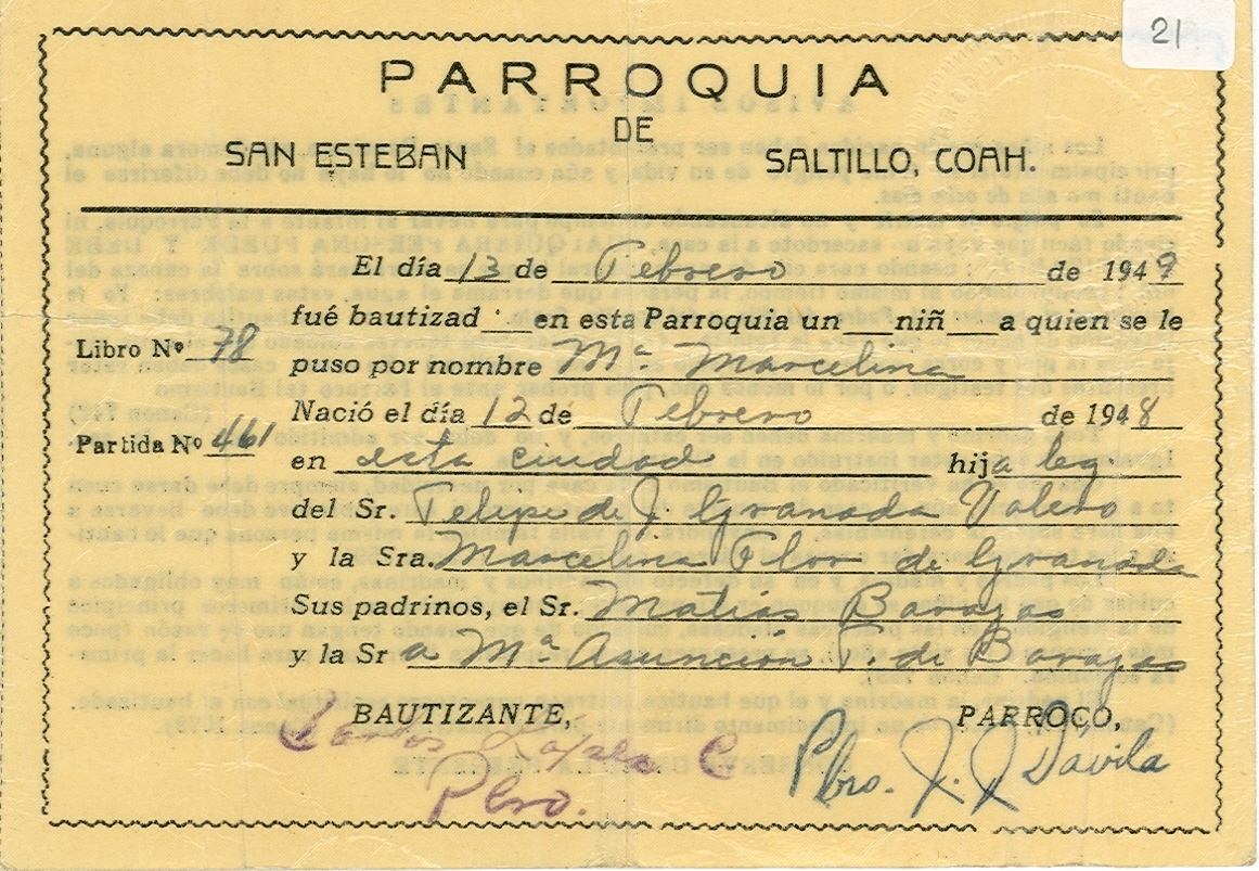 Documento histórico