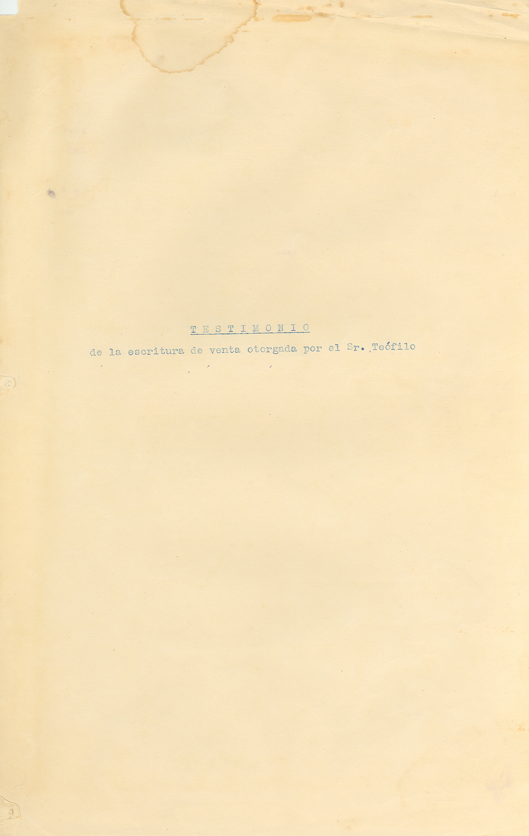 Documento histórico