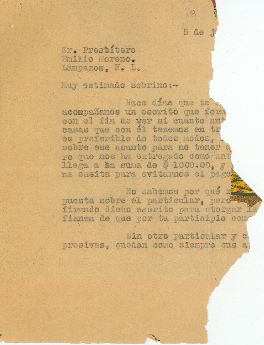 Documento histórico