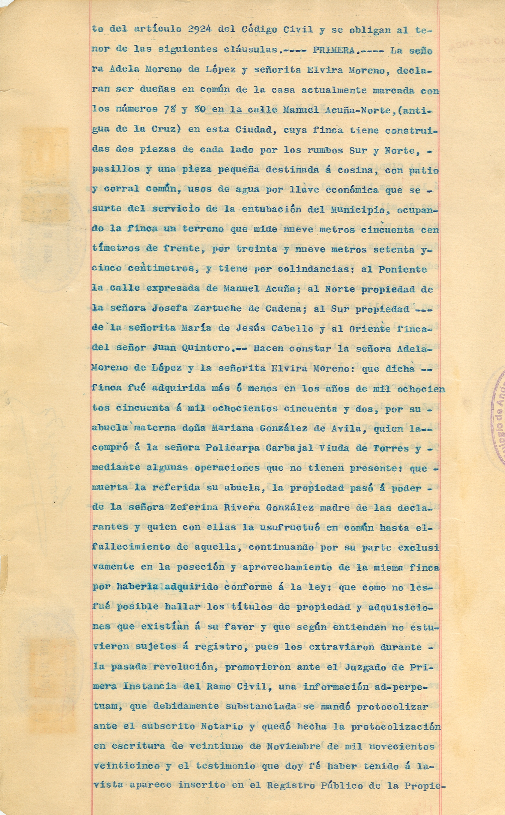 Documento histórico