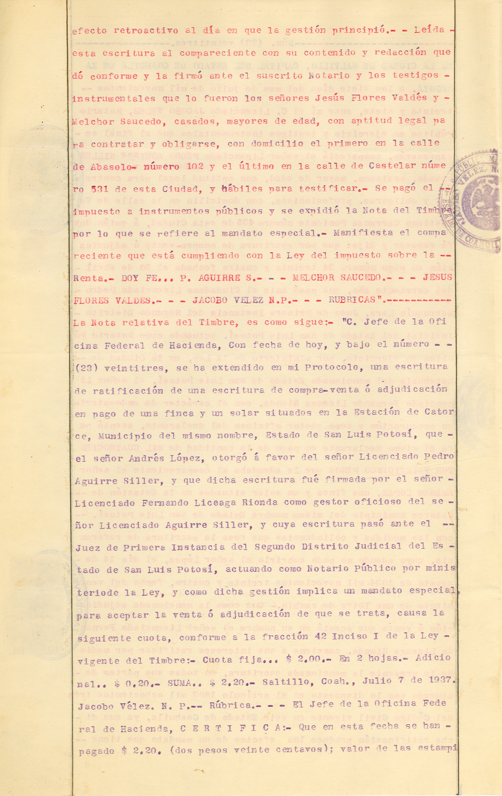 Documento histórico