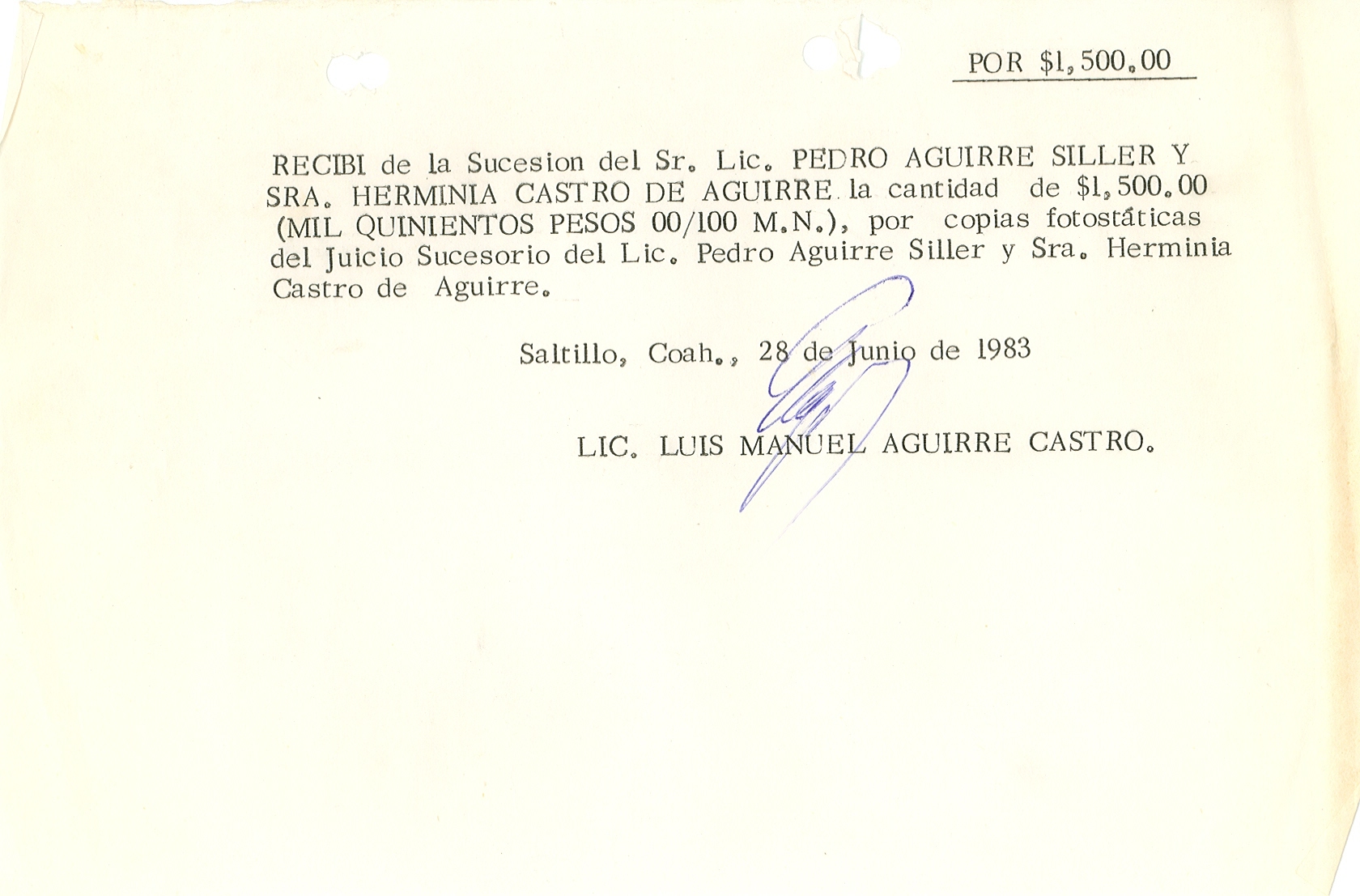 Documento histórico