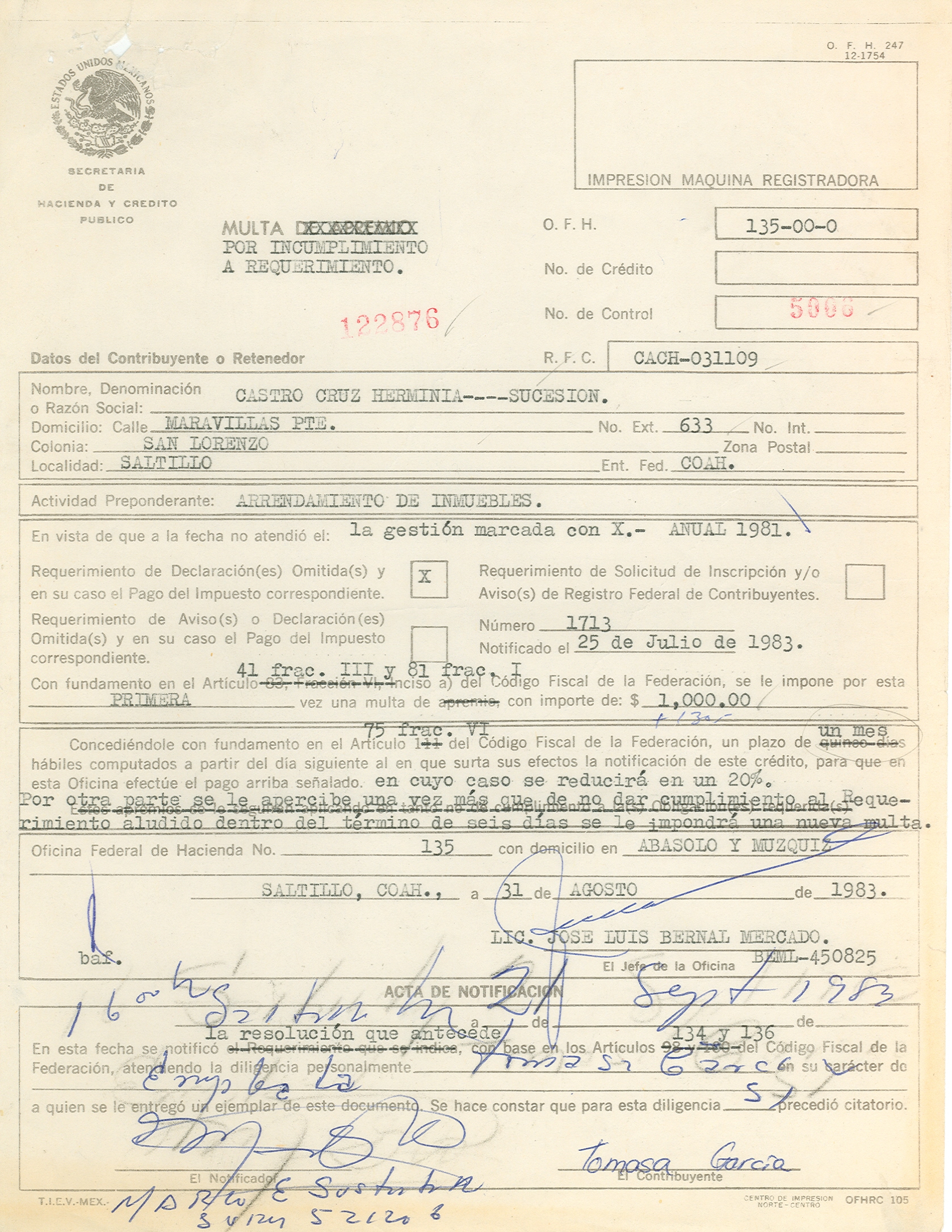 Documento histórico