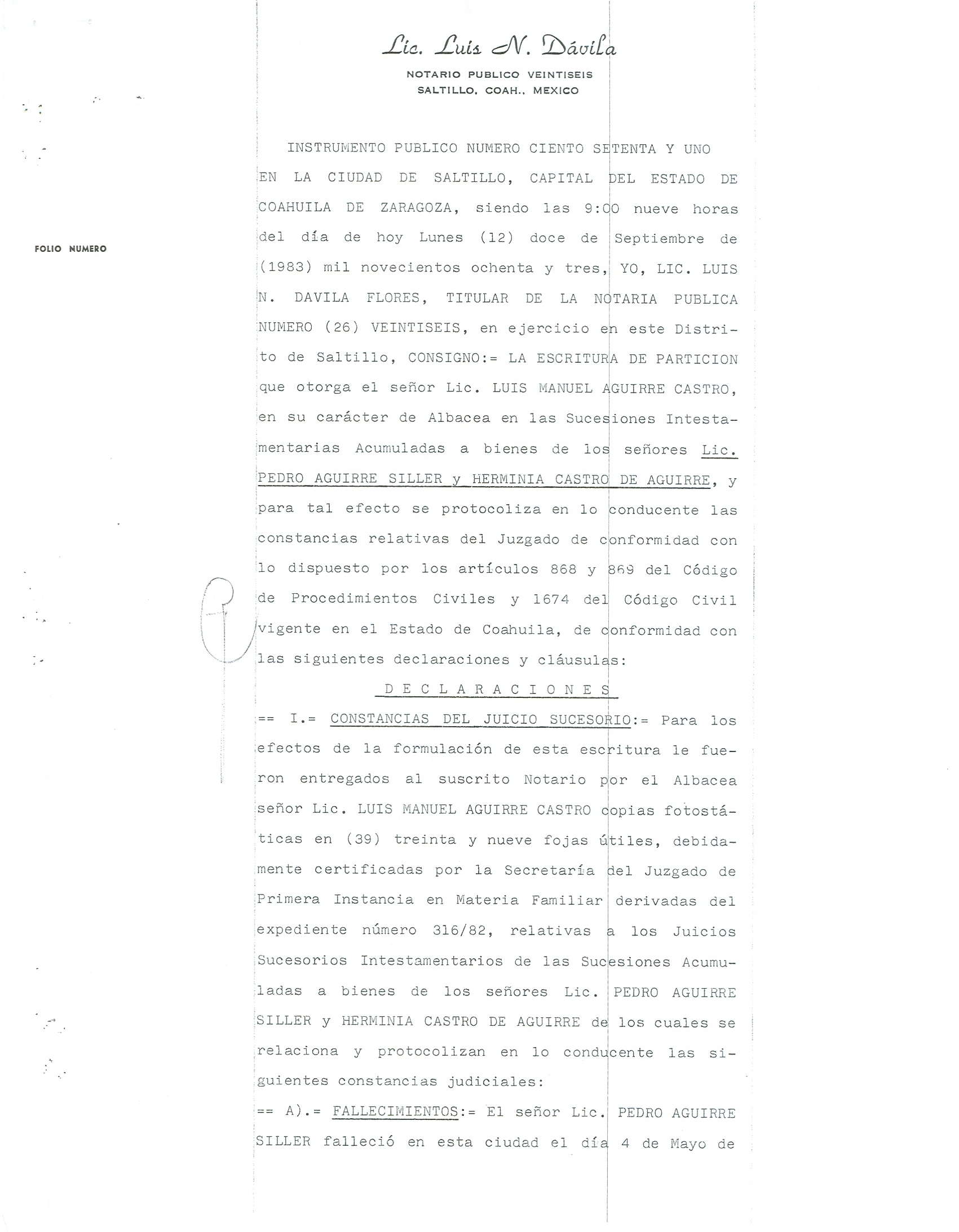 Documento histórico