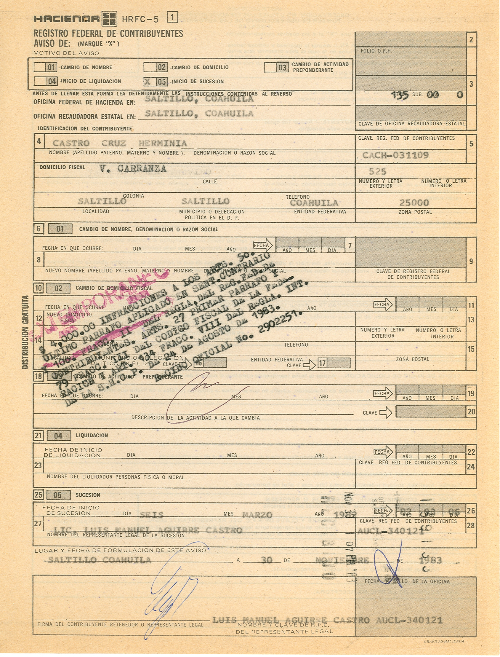 Documento histórico