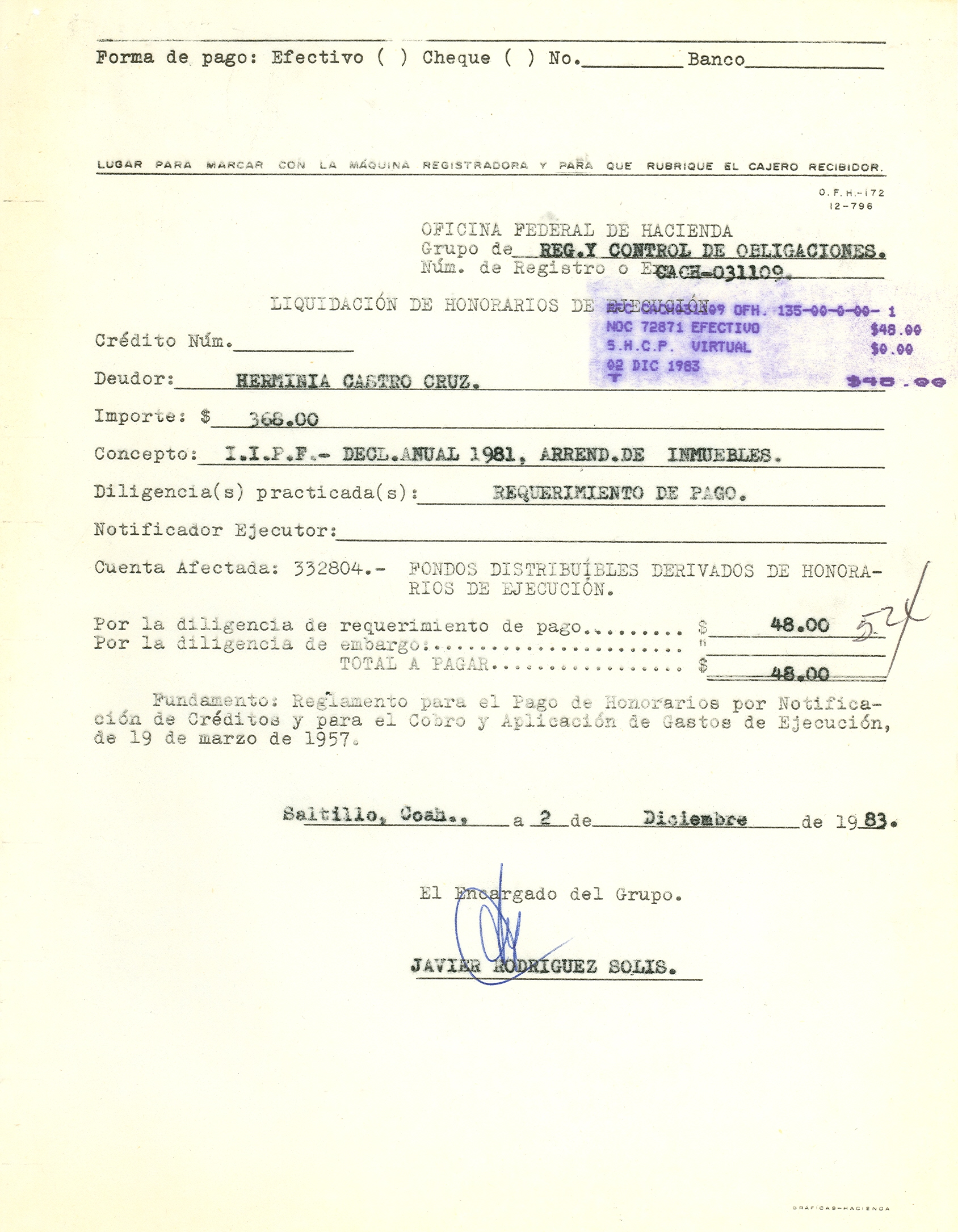 Documento histórico