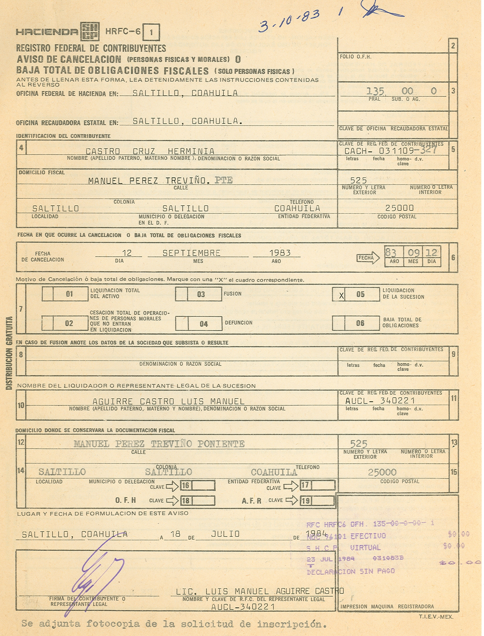 Documento histórico
