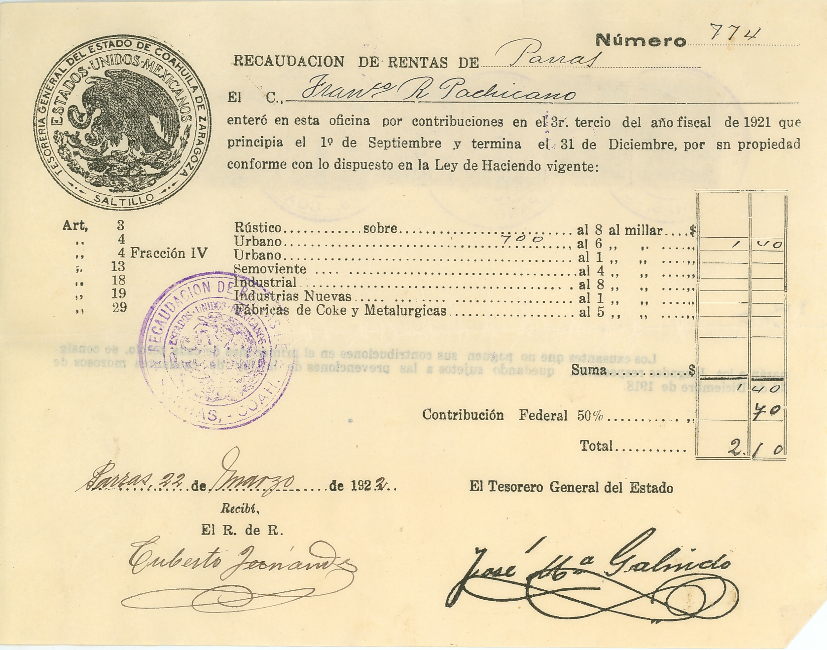 Documento histórico