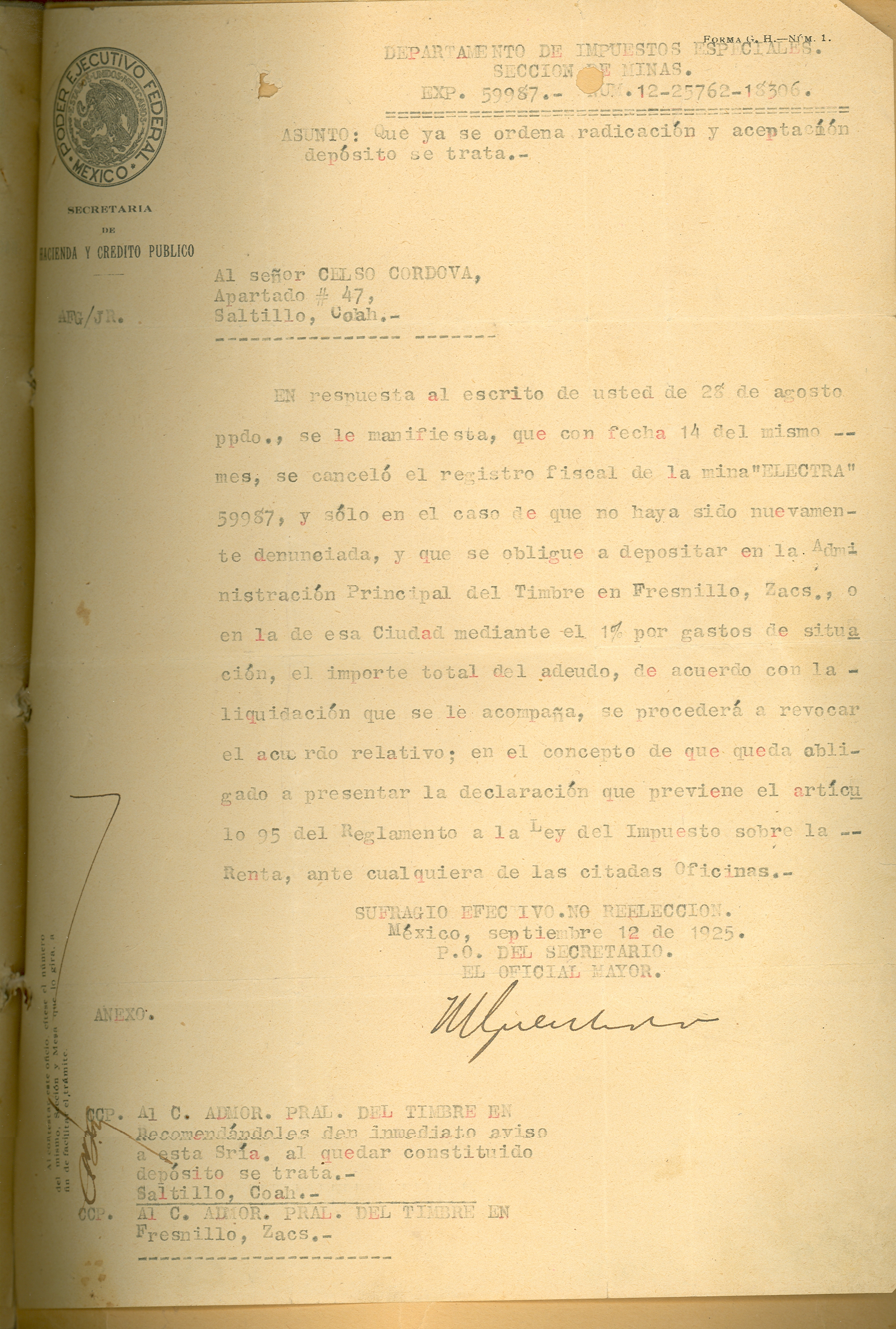 Documento histórico