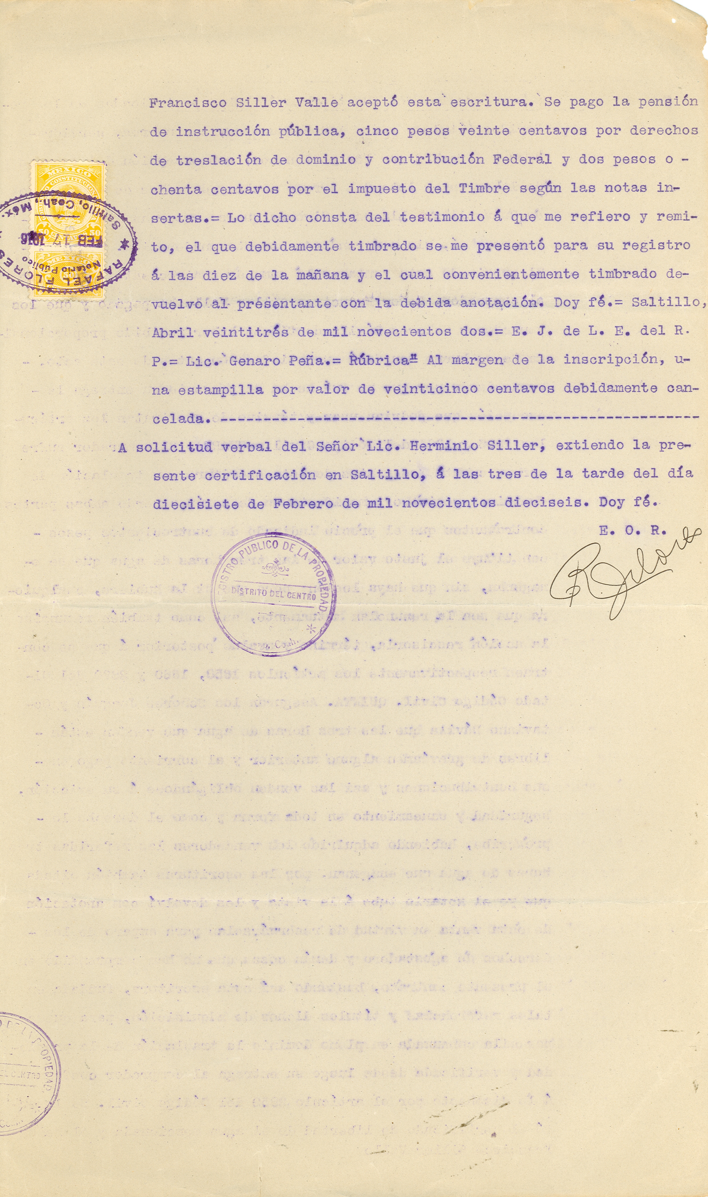 Documento histórico