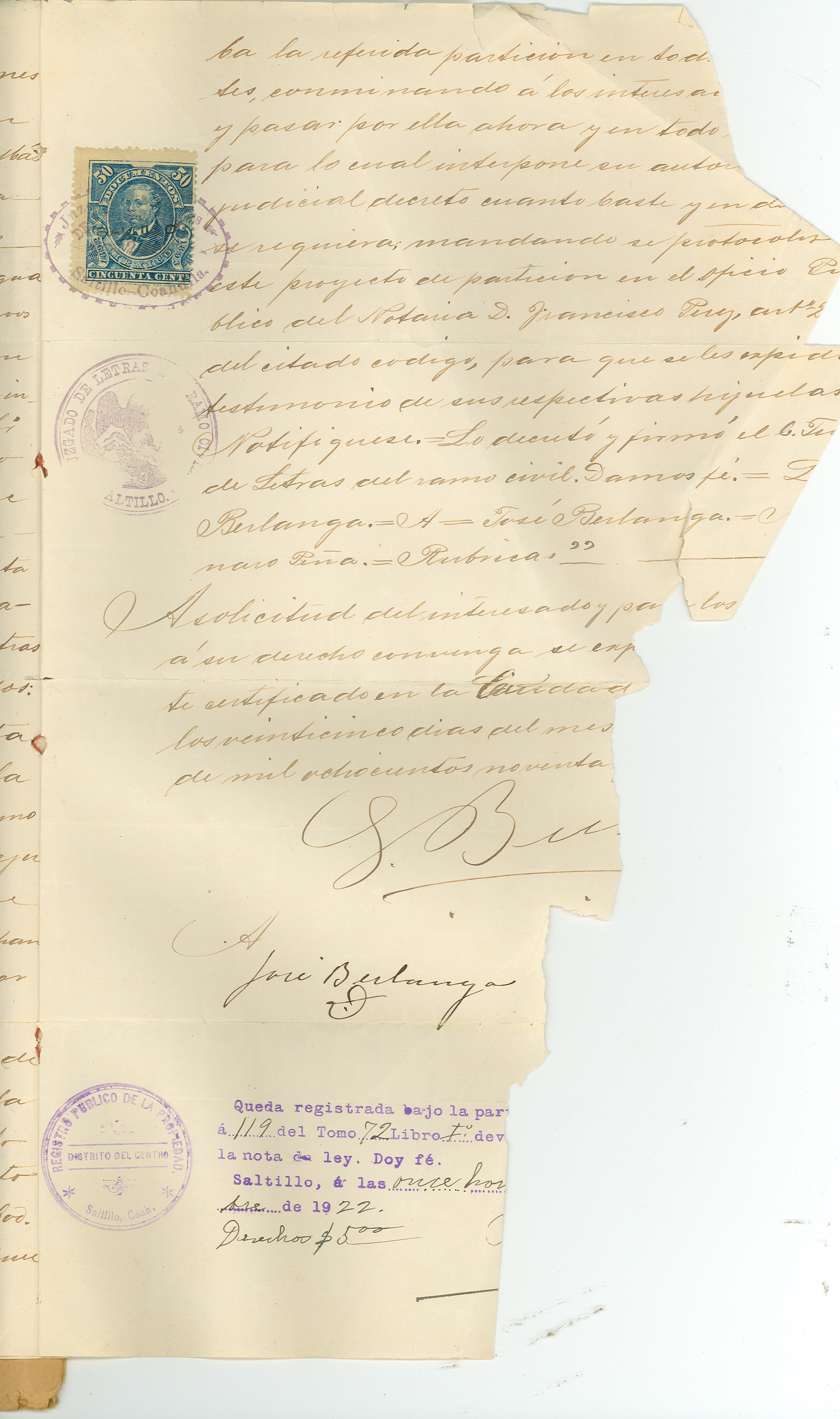 Documento histórico