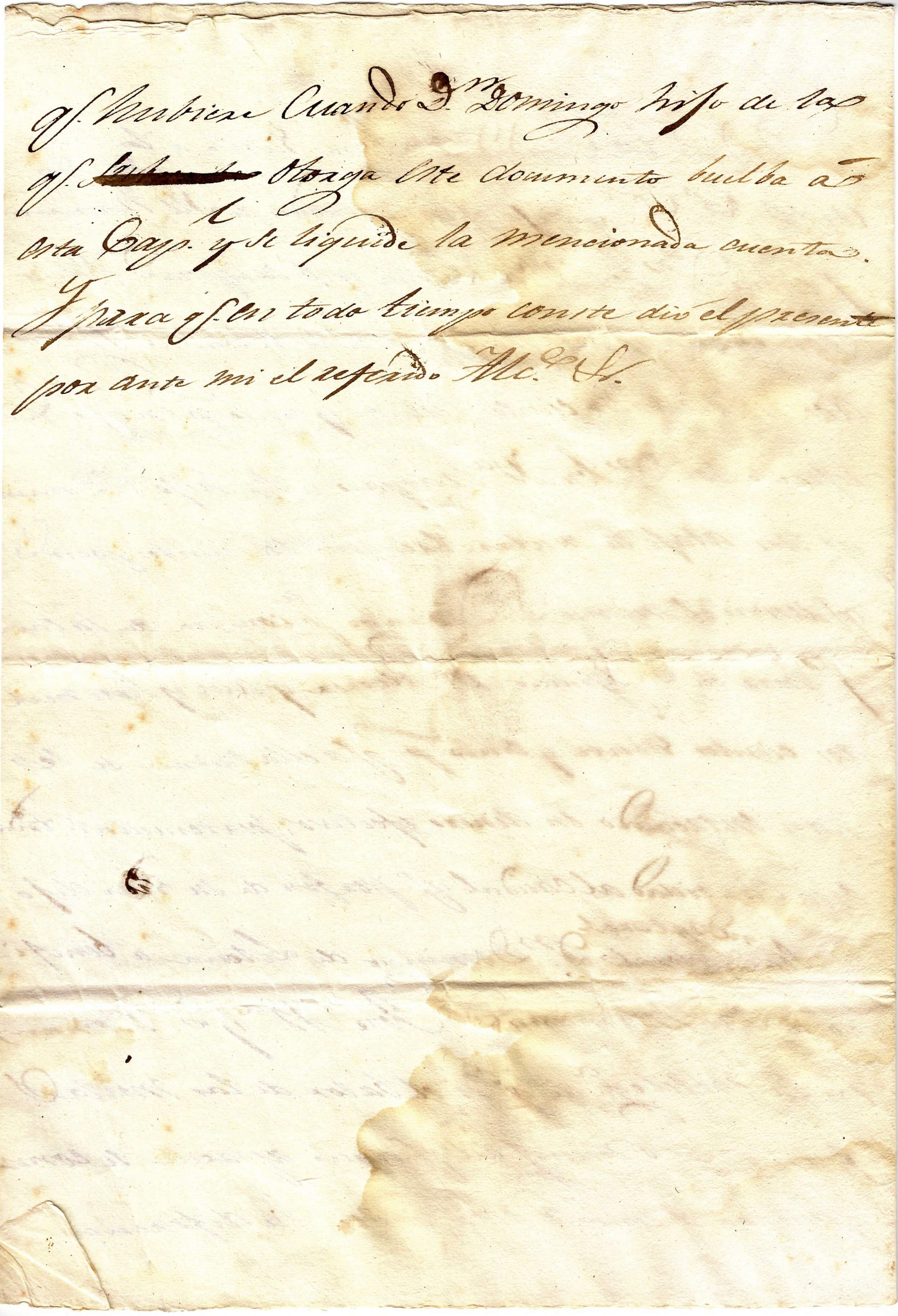 Documento histórico