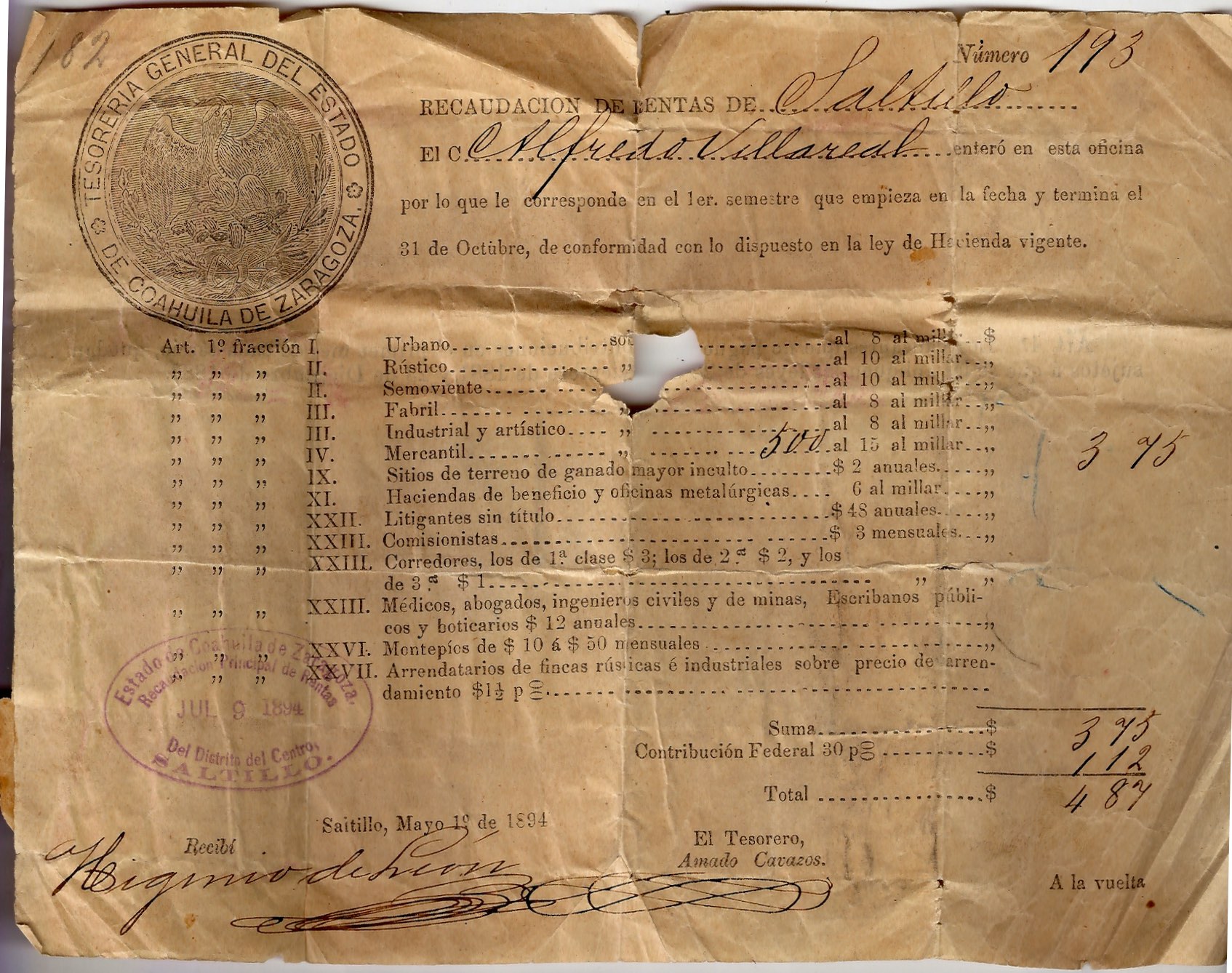 Documento histórico