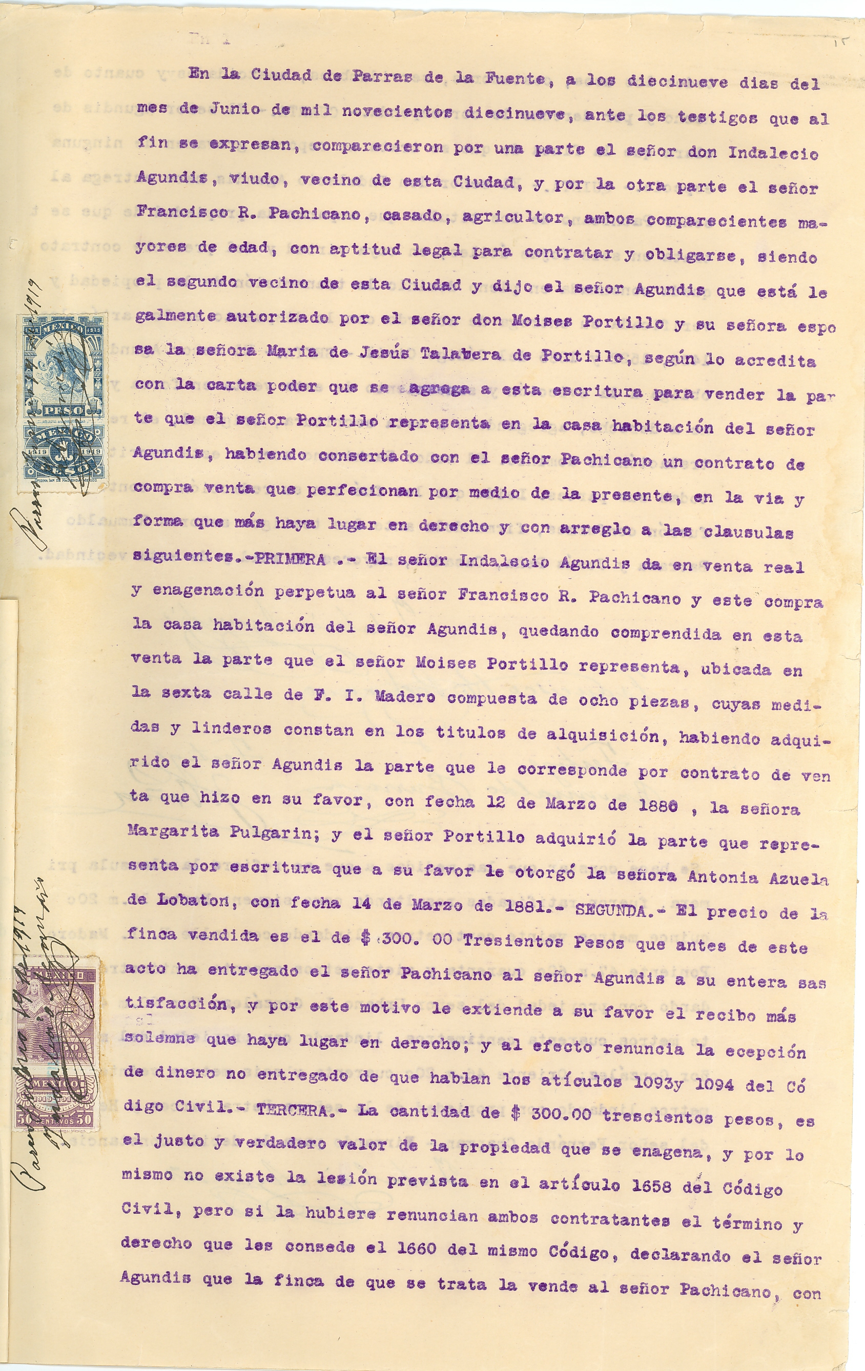 Documento histórico